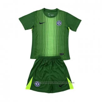 Chelsea Goalkeeper Shirt Kids 2025-2026 Green