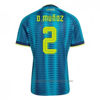 Colombia Player Daniel Munoz Away Shirt 2026