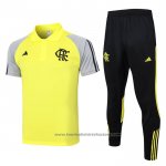 Conjunto Polo Flamengo 2024-2025 Yellow