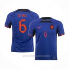 Holland Player de Vrij Away Shirt 2022