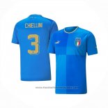 Italy Player Chiellini Home Shirt 2022