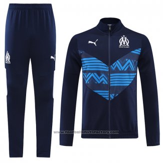 Jacket Tracksuit Olympique Marseille 2022-2023 Blue