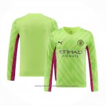 Manchester City Goalkeeper Shirt Long Sleeve 2023-2024 Green