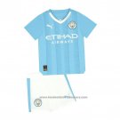 Manchester City Home Shirt Kids 2023-2024