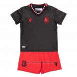 Stoke City Away Shirt Kids 2022-2023 Black