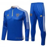 Sweatshirt Tracksuit Boca Juniors 2021-2022 Blue
