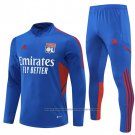 Sweatshirt Tracksuit Lyon 2022-2023 Blue