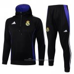 Sweatshirt Tracksuit Real Madrid Kids 2024-2025 Black