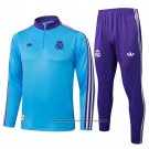 Sweatshirt Tracksuit Real Madrid Kids 2025-2026 Blue