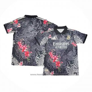 Thailand Real Madrid Dragon Shirt 2025-2026 Black Red
