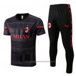 Tracksuit AC Milan Short Sleeve 2022-2023 Grey