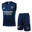 Tracksuit Arsenal Without Sleeves 2025-2026 Blue White