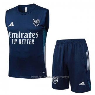 Tracksuit Arsenal Without Sleeves 2025-2026 Blue White