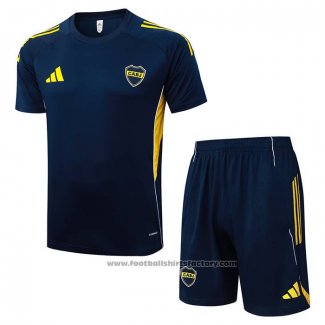 Tracksuit Boca Juniors Short Sleeve 2025-2026 Blue - Shorts