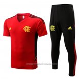 Tracksuit Flamengo Short Sleeve 2022-2023 Red