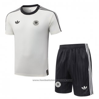 Tracksuit Germany Short Sleeve 2026-2027 Crema - Shorts