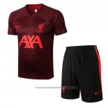 Tracksuit Liverpool Short Sleeve 2022-2023 Red - Shorts