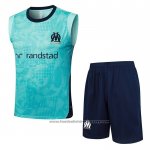 Tracksuit Olympique Marseille Without Sleeves 2025-2026 Green