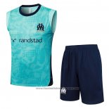 Tracksuit Olympique Marseille Without Sleeves 2025-2026 Green