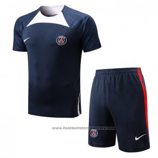 Tracksuit Paris Saint-Germain Short Sleeve 2022-2023 Blue - Shorts