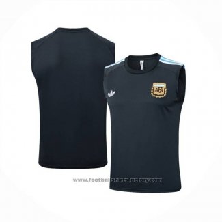 Training Shirt Argentina Without Sleeves 2025 Blue