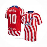 Atletico Madrid Player Correa Home Shirt 2022-2023