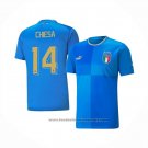 Italy Player Chiesa Home Shirt 2022