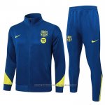 Jacket Tracksuit Barcelona 2026-2027 Blue Yellow