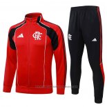Jacket Tracksuit Flamengo Kids 2025-2026 Red Black