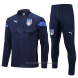 Jacket Tracksuit Italy 2022-2023 Blue Oscuro