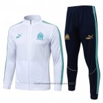Jacket Tracksuit Olympique Marseille Kids 2025-2026 White