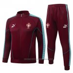 Jacket Tracksuit Portugal Kids 2026-2027 Red