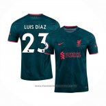 Liverpool Player Luis Diaz Third Shirt 2022-2023