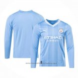 Manchester City Home Shirt Long Sleeve 2023-2024