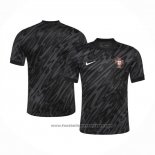 Portugal Goalkeeper Shirt 2024 Black