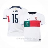 Portugal Player R.leao Away Shirt 2022