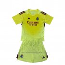 Real Madrid Goalkeeper Shirt Kids 2025-2026 Yellow