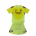 Real Madrid Goalkeeper Shirt Kids 2025-2026 Yellow