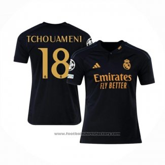 Real Madrid Player Tchouameni Third Shirt 2023-2024