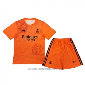 Real Madrid Y-3 Kids 2024 Orange