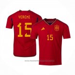 Spain Player Yeremi Home Shirt 2022