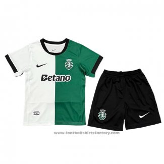 Sporting Special Shirt Kids 2025-2026 White Green