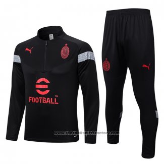 Sweatshirt Tracksuit AC Milan 2022-2023 Black