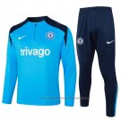 Sweatshirt Tracksuit Chelsea 2024-2025 Blue