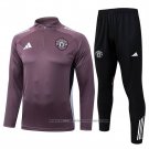 Sweatshirt Tracksuit Manchester United 2025-2026 Purple