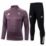 Sweatshirt Tracksuit Manchester United 2025-2026 Purple