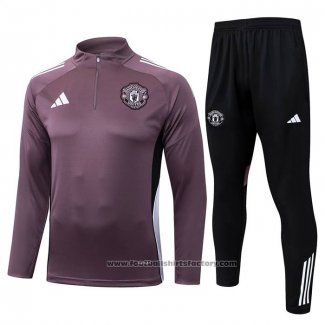 Sweatshirt Tracksuit Manchester United 2025-2026 Purple
