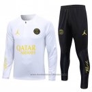 Sweatshirt Tracksuit Paris Saint-Germain Jordan Kids 2023-2024 White