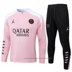 Sweatshirt Tracksuit Paris Saint-Germain Jordan Kids 2024-2025 Rosa