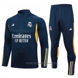 Sweatshirt Tracksuit Real Madrid Kids 2023-2024 Blue